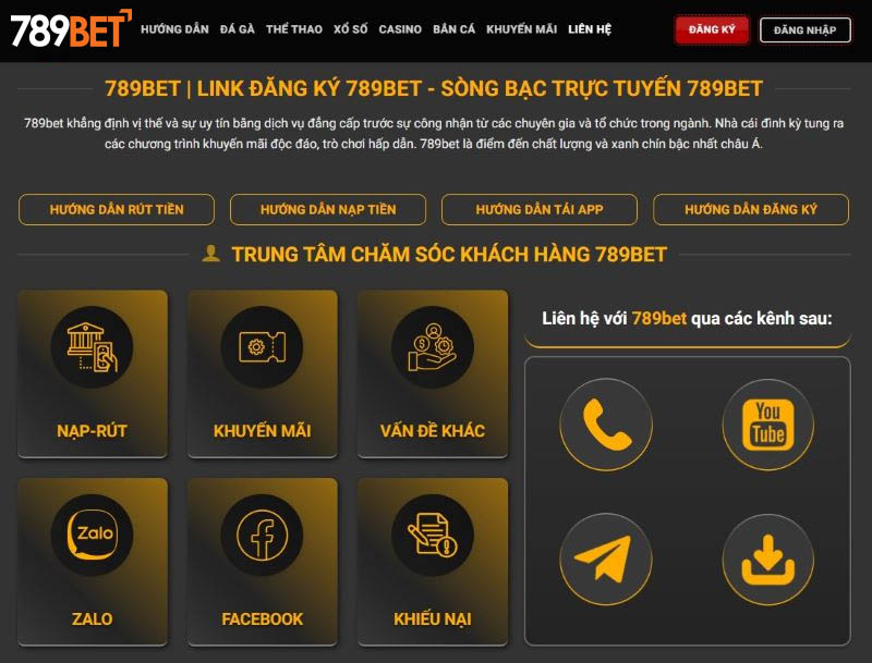 Trang chủ nhà cái 789bet